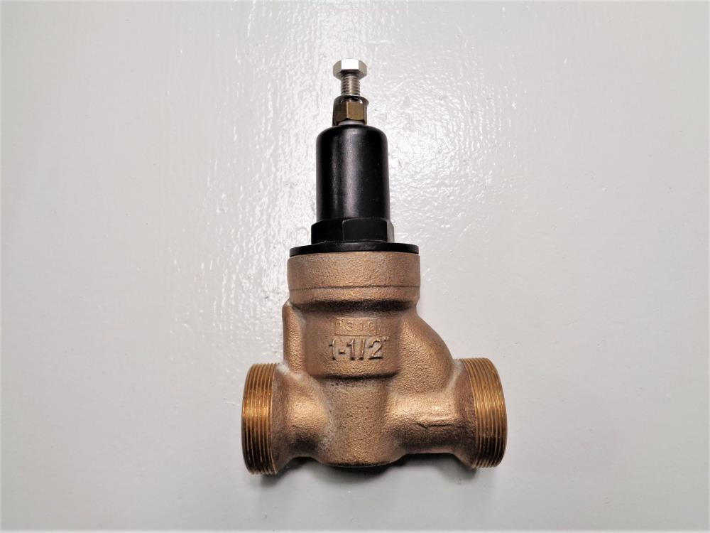 Watts 1-1/2" NPT Pressure Reducing Valve, Bronze, #N45B